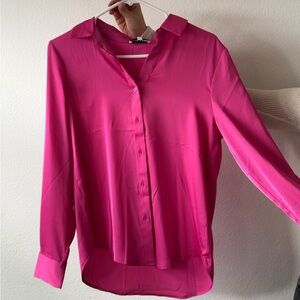Pink button down